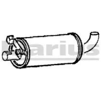 Средний глушитель выхлопных газов KLARIUS купить