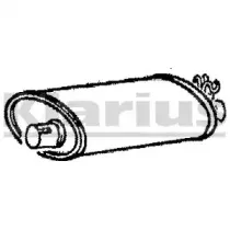 Средний глушитель выхлопных газов KLARIUS купить