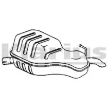 Глушитель выхлопных газов конечный KLARIUS купить