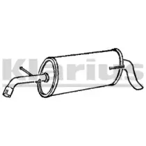 Глушитель выхлопных газов конечный KLARIUS купить