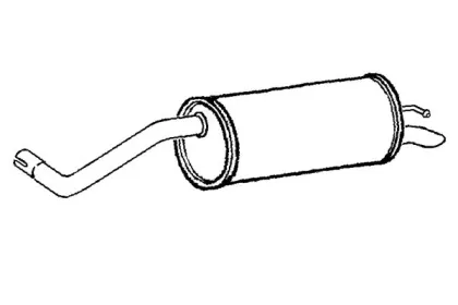Глушитель выхлопных газов конечный KLARIUS купить