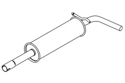 Средний глушитель выхлопных газов KLARIUS купить