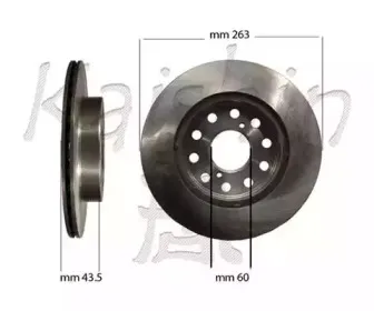 Тормозной диск KAISHIN купить