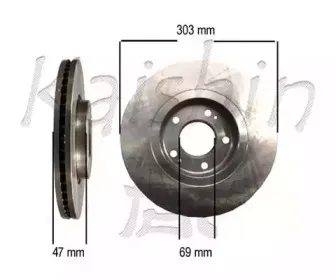 Тормозной диск KAISHIN купить