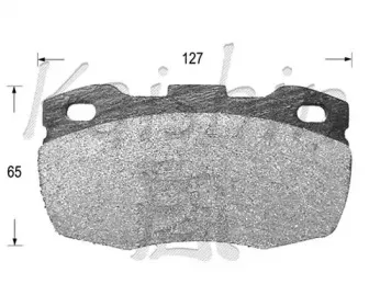Комплект тормозных колодок, дисковый тормоз KAISHIN купить