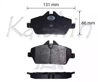 Комплект тормозных колодок, дисковый тормоз KAISHIN купить