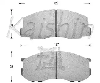 Комплект тормозных колодок, дисковый тормоз KAISHIN купить
