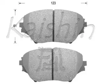Комплект тормозных колодок, дисковый тормоз KAISHIN купить