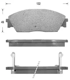 Комплект тормозных колодок, дисковый тормоз KAISHIN купить