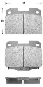 Комплект тормозных колодок, дисковый тормоз KAISHIN купить