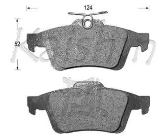 Комплект тормозных колодок, дисковый тормоз KAISHIN купить