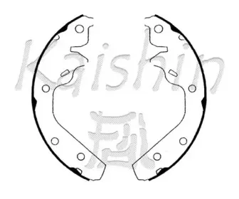 Комплект тормозных колодок KAISHIN купить