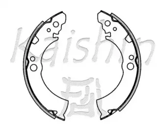 Комплект тормозных колодок KAISHIN купить
