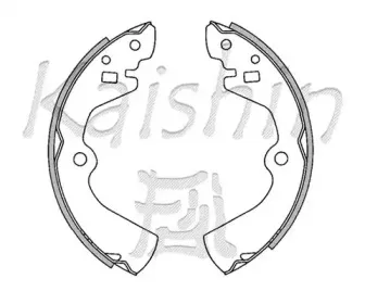 Комплект тормозных колодок KAISHIN купить