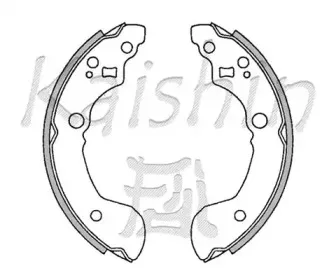 Комплект тормозных колодок KAISHIN купить