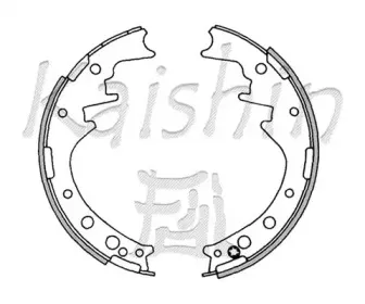 Комплект тормозных колодок KAISHIN купить