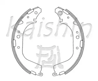 Комплект тормозных колодок KAISHIN купить