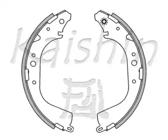 Комплект тормозных колодок KAISHIN купить