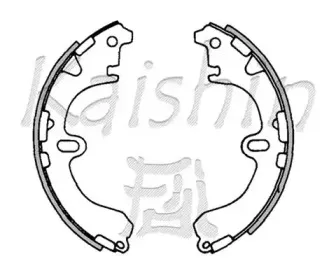 Комплект тормозных колодок KAISHIN купить