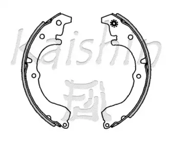 Комплект тормозных колодок KAISHIN купить