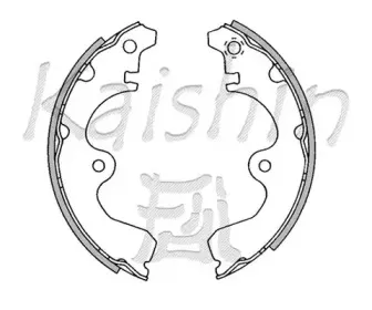 Комплект тормозных колодок KAISHIN купить