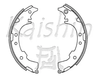 Комплект тормозных колодок KAISHIN купить