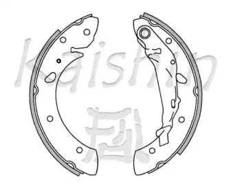 Комплект тормозных колодок KAISHIN купить