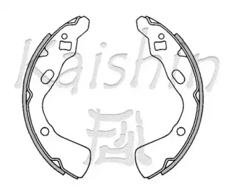 Комплект тормозных колодок KAISHIN купить