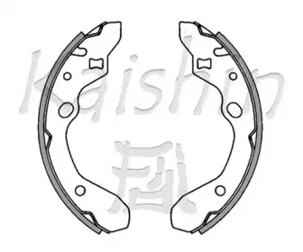 Комплект тормозных колодок KAISHIN купить