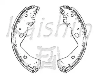 Комплект тормозных колодок KAISHIN купить