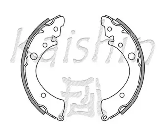 Комплект тормозных колодок KAISHIN купить