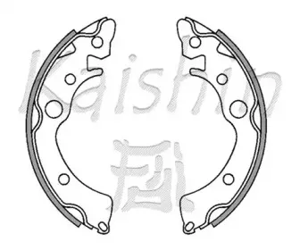 Комплект тормозных колодок KAISHIN купить