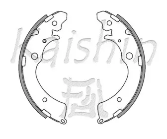 Комплект тормозных колодок KAISHIN купить