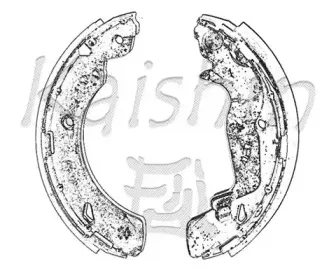 Комплект тормозных колодок KAISHIN купить