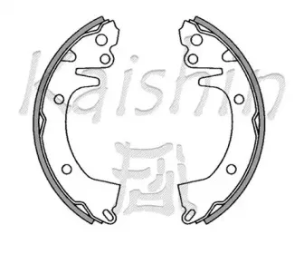 Комплект тормозных колодок KAISHIN купить