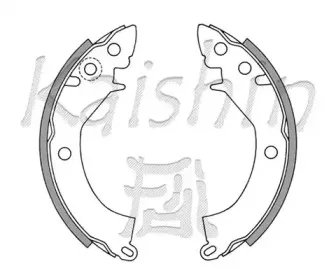 Комплект тормозных колодок KAISHIN купить