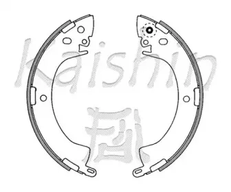 Комплект тормозных колодок KAISHIN купить