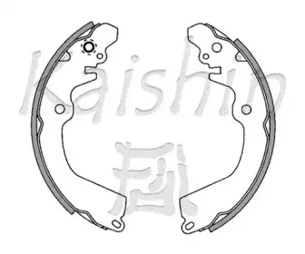Комплект тормозных колодок KAISHIN купить