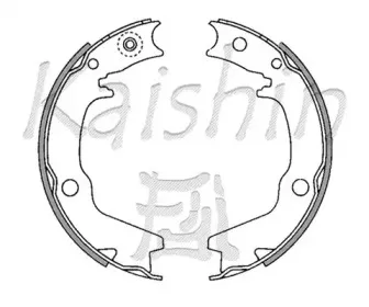 Комплект тормозных колодок KAISHIN купить
