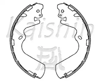 Комплект тормозных колодок KAISHIN купить