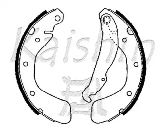 Комплект тормозных колодок KAISHIN купить