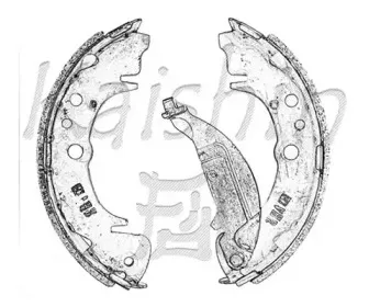 Комплект тормозных колодок KAISHIN купить