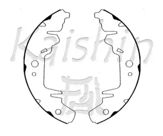 Комплект тормозных колодок KAISHIN купить