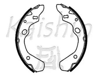 Комплект тормозных колодок KAISHIN купить