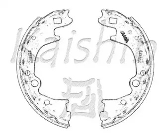 Комплект тормозных колодок KAISHIN купить