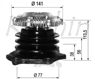 Водяной насос KAISHIN купить