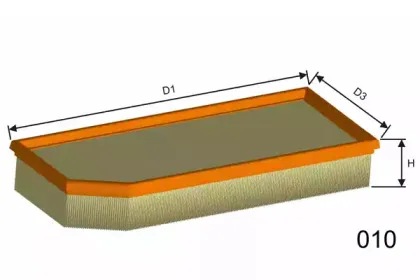 Воздушный фильтр MISFAT купить