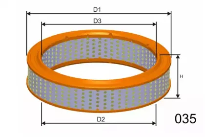 Воздушный фильтр MISFAT купить