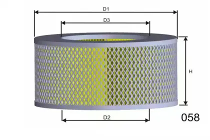 Воздушный фильтр MISFAT купить