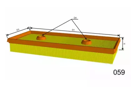 Воздушный фильтр MISFAT купить
